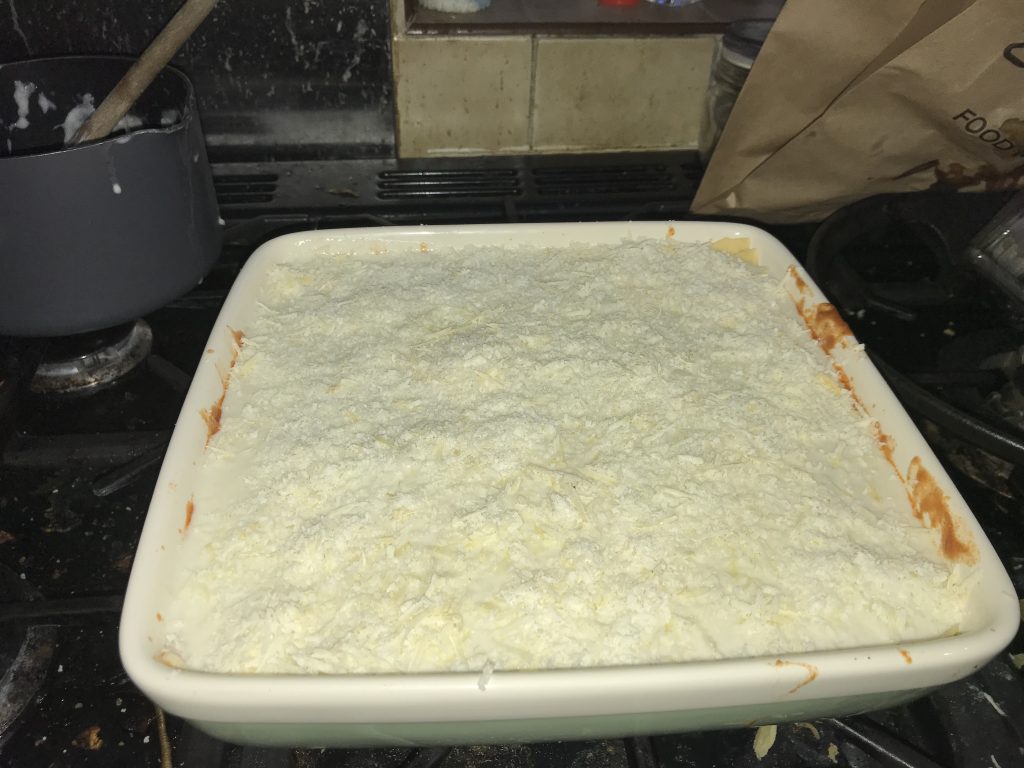 Pale but not stale a lovely ready to go lasagne