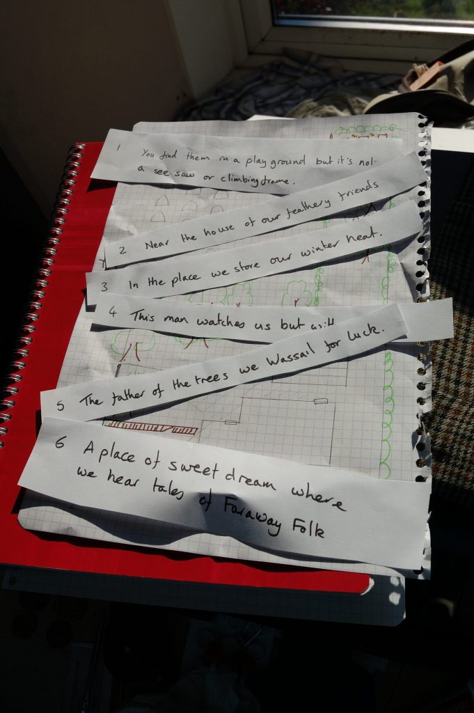 Six child friendly cryptic clues.