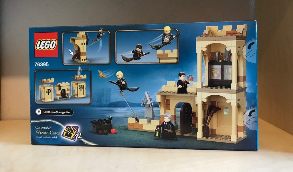 A photo of an unopened Lego Harry Potter First Flying Letter set - reverse